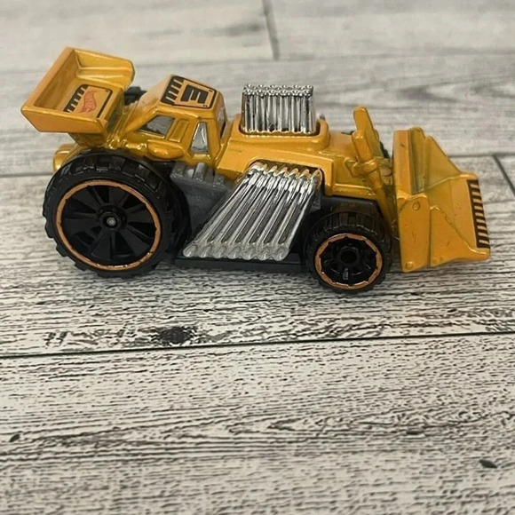 2013 Mattel Hot Wheels Speed Dozer HW City BJF58 Loose Made In Indonesia Yellow - Picture 1 of 7